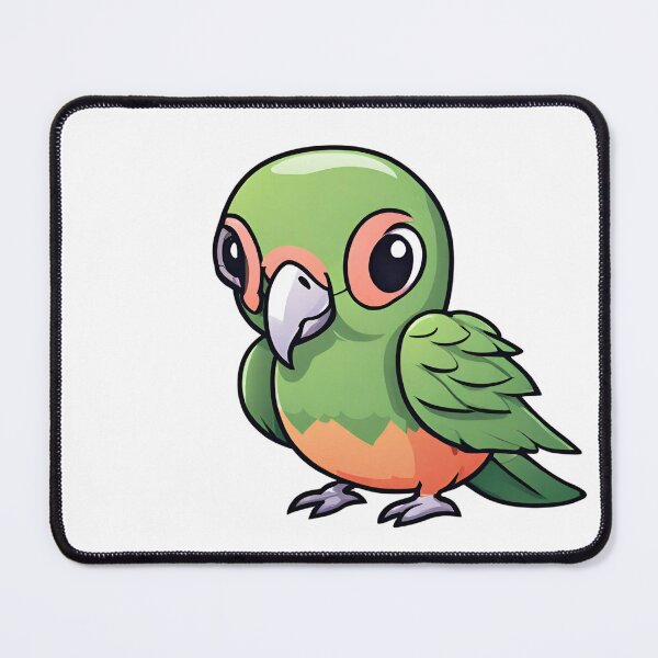 Item preview, Cute Baby Quaker Parrot Cartoon designed and sold by anaraee.