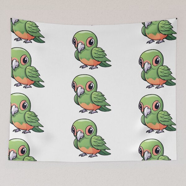 Item preview, Cute Baby Quaker Parrot Cartoon designed and sold by anaraee.