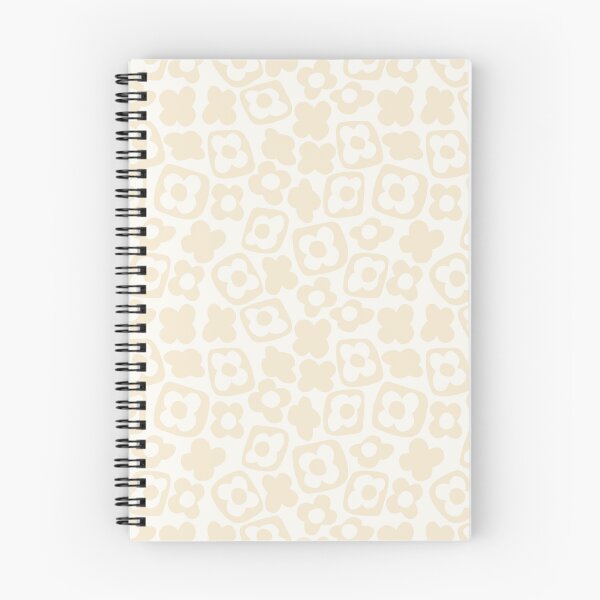 Item preview, BOHO BOXY MODERN FLOWER PATTERN NEUTRAL BEIGE CREAM designed and sold by blomastudios.