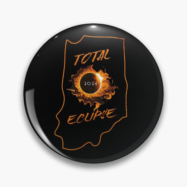 Artikelvorschau, Totale Sonnenfinsternis 2024 – Indiana entworfen und verkauft von 5PointsDigital.