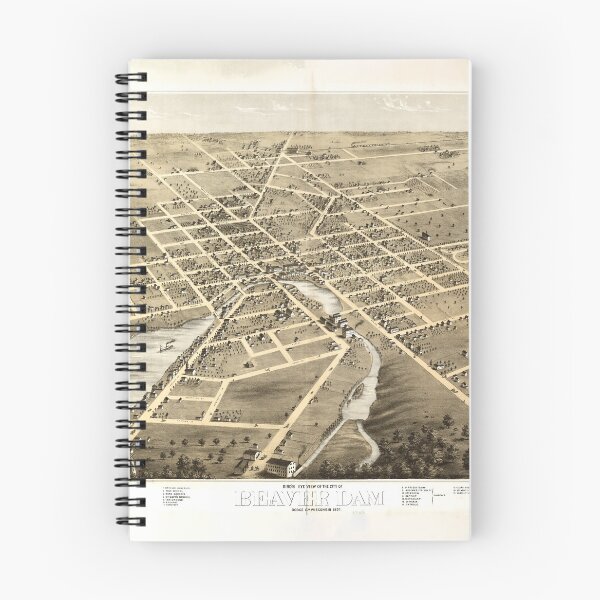 Item preview, Beaver Dam, Wisconsin (1867) designed and sold by allhistory.