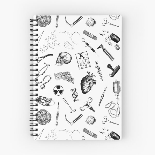 Item preview, Medical symbols for doctors and healthcare workers, minimalistic black and white designed and sold by Drawmecute.