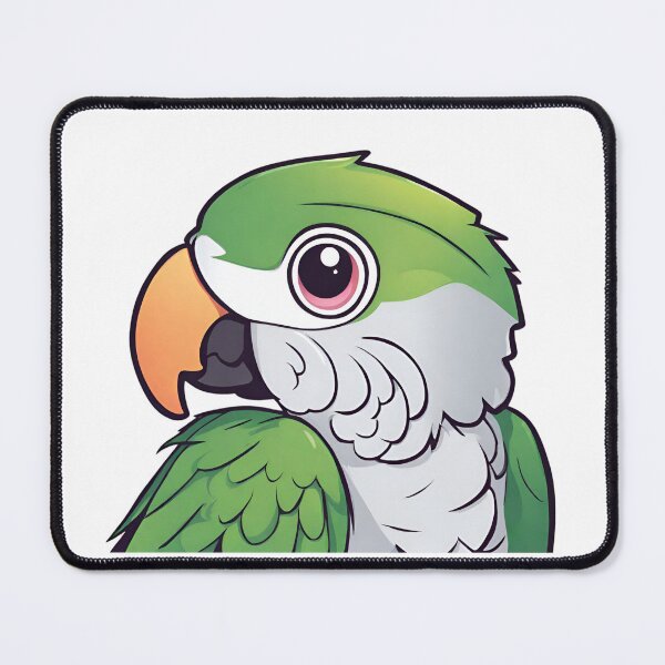 Item preview, Quaker Parrot Cartoon Head designed and sold by anaraee.