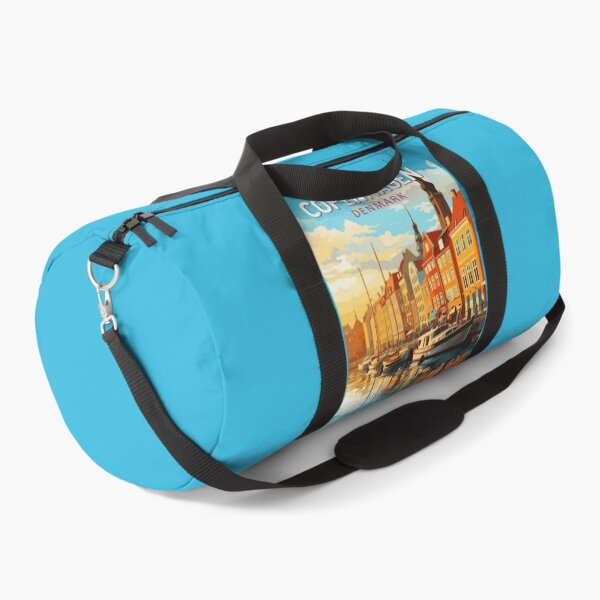 Item preview, Copenhagen Denmark Travel Art Vintage designed and sold by KrisSidDesigns.