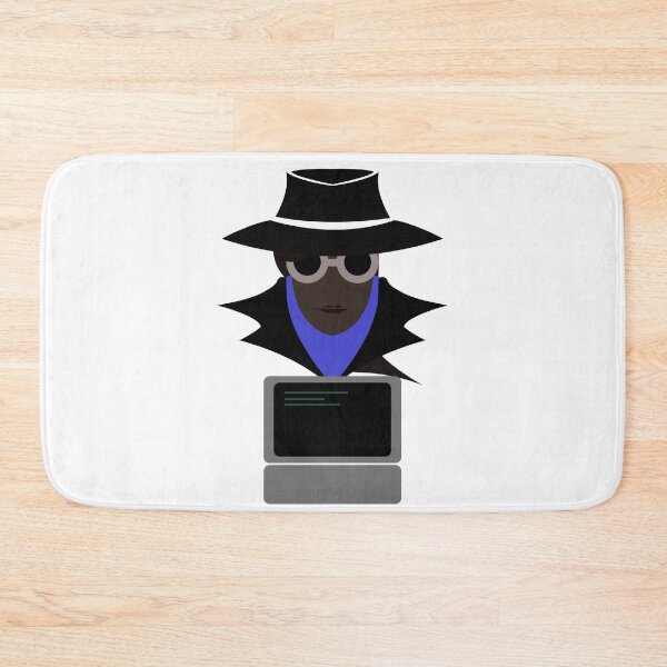Item preview,  Lady Black (Afro W/Computer): A Cybersecurity Design designed and sold by McNerdic.