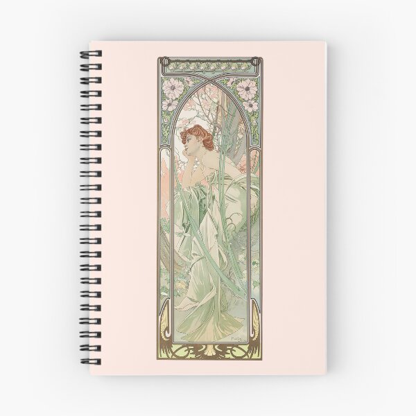 Item preview, The Four Times of the Day - Evening Contemplation, by Alphonse Mucha. HIGH DEFINITION designed and sold by MINDTHECHERRY.