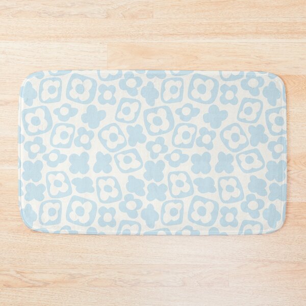 Item preview, BOHO BOXY MODERN FLOWER PATTERN PASTEL BLUE designed and sold by blomastudios.