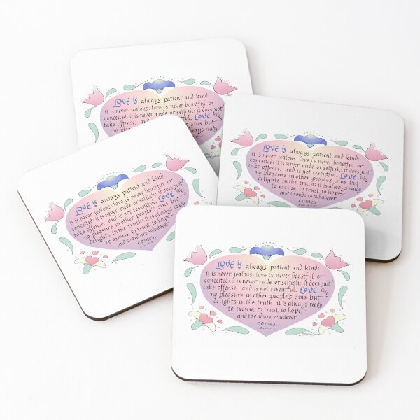Item preview, Corinthians Love is always patient and kind designed and sold by Jacqueline  Shuler.