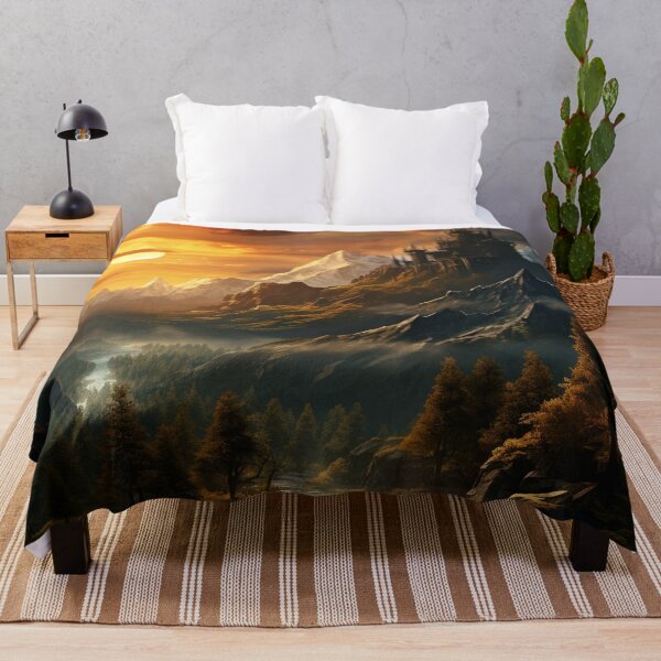 Item preview, Fantasy Landscape - Castle in the Mountains designed and sold by Fantasy Masterpiece.