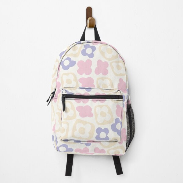 Item preview, BOHO BOXY MODERN FLOWER PATTERN PASTEL PINK PURPLE BEIGE designed and sold by blomastudios.