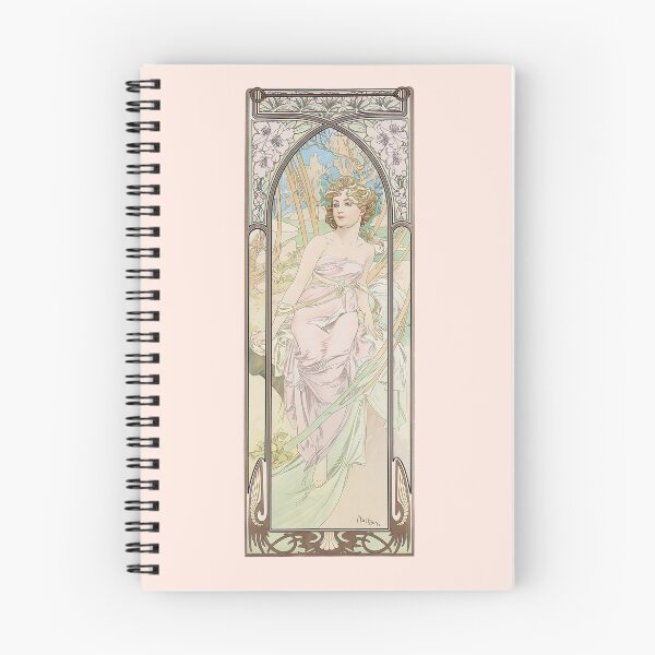 Item preview, The Four Times of the Day - Morning Awakening, by Alphonse Mucha. HIGH DEFINITION designed and sold by MINDTHECHERRY.
