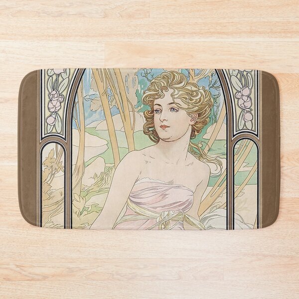 Item preview, The Four Times of the Day - Morning Awakening, by Alphonse Mucha. HIGH DEFINITION designed and sold by MINDTHECHERRY.