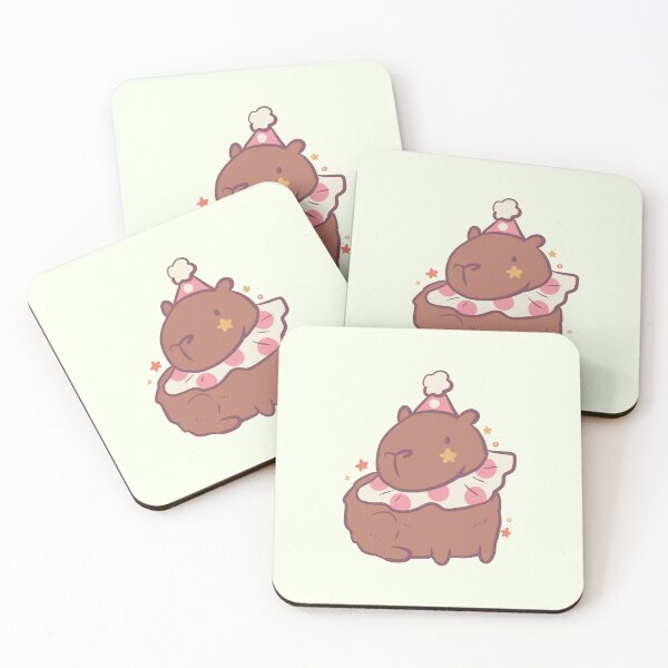 Item preview, capybara clown  designed and sold by Mayarart.