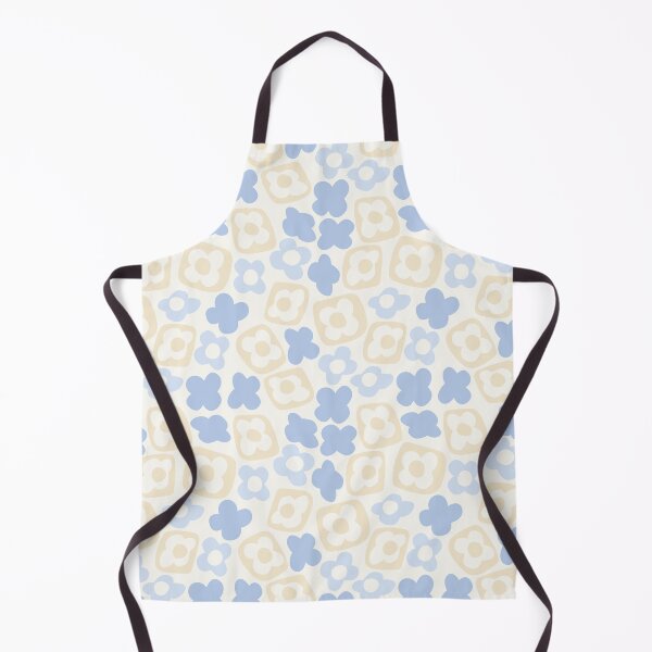 Item preview, BOHO BOXY MODERN FLOWER PATTERN PASTEL BLUE BEIGE designed and sold by blomastudios.
