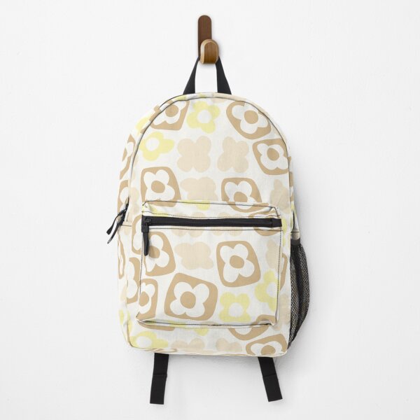 Item preview, BOHO BOXY MODERN FLOWER PATTERN PASTEL YELLOW BEIGE designed and sold by blomastudios.