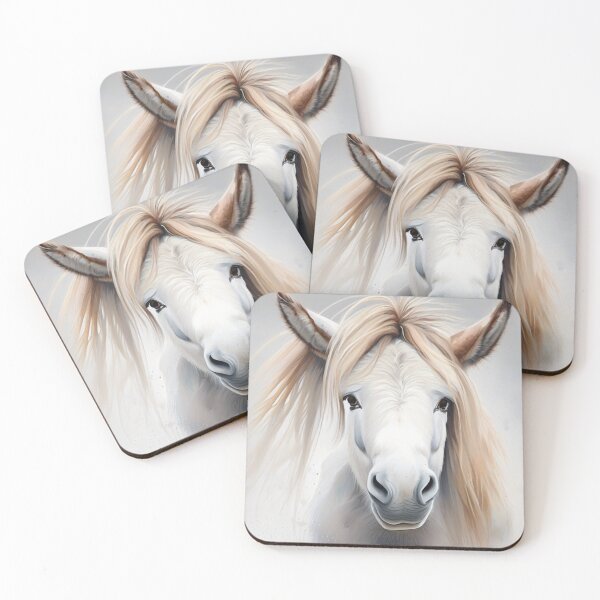 Item preview, Donkey Portrait on a Misty Background designed and sold by Wolfheartart.