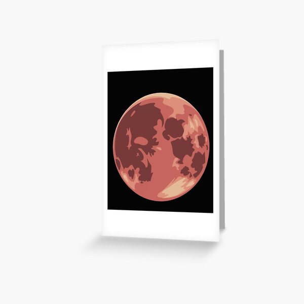 Item preview, Blood Moon - Strawberry Moon Full Moon designed and sold by LoveandNature.