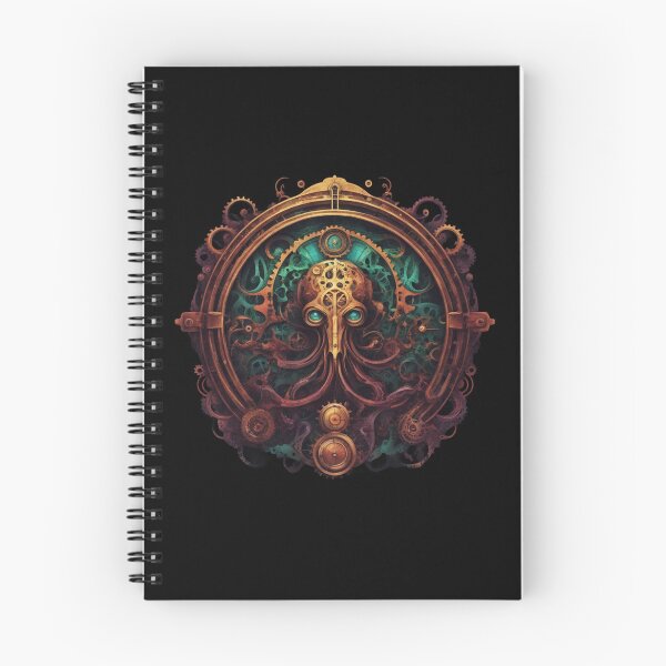 Item preview, Lovecraftian Steampunk, Clockwork Engine, Cthulhu Clock designed and sold by Burn-Ego.
