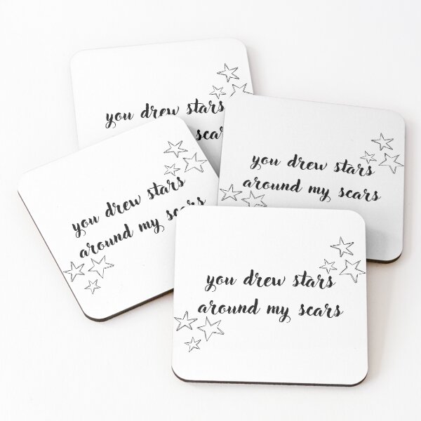 Item preview, you drew stars around my scars taylor swift designed and sold by LucyRSmith.