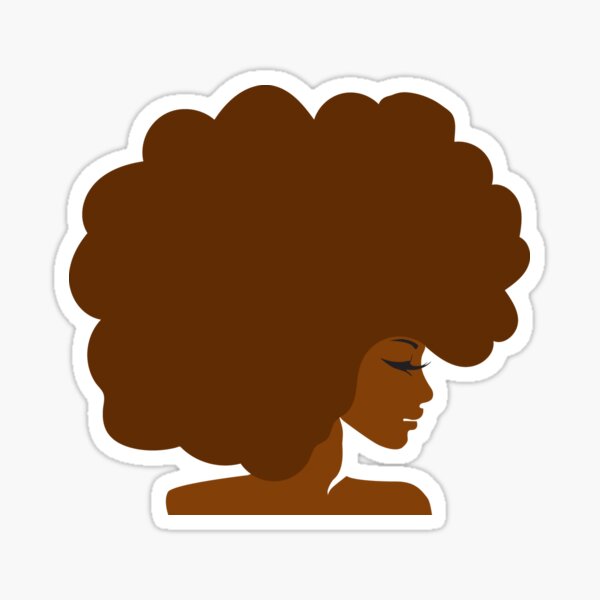 Item preview, Sexy Black Woman Big Afro Hair designed and sold by blackartmatters.