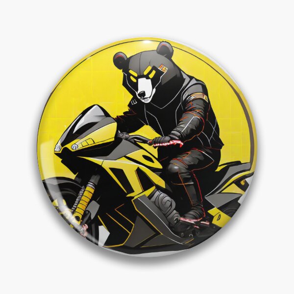 Item preview, Papa Bear Riding a Motorcycle designed and sold by BADESIGNZZ.