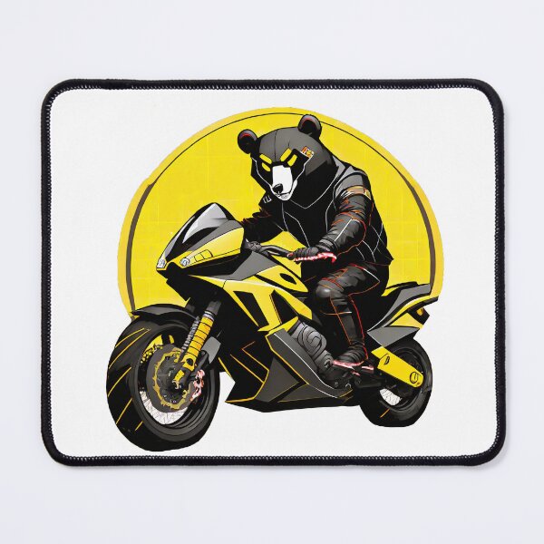 Item preview, Papa Bear Riding a Motorcycle designed and sold by BADESIGNZZ.