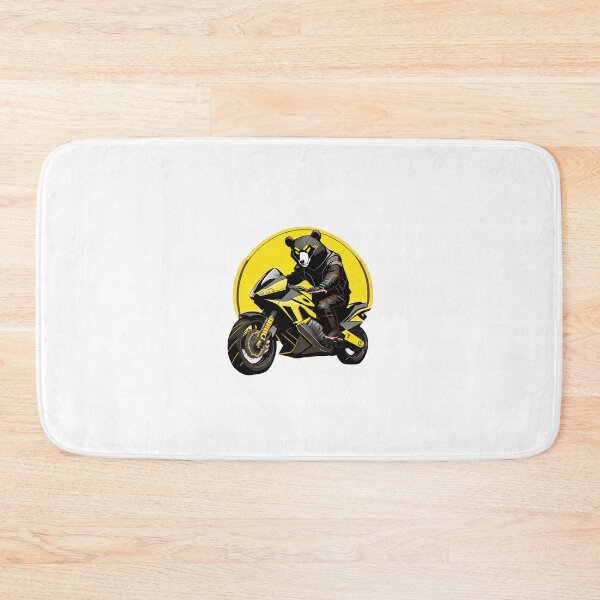 Item preview, Papa Bear Riding a Motorcycle designed and sold by BADESIGNZZ.