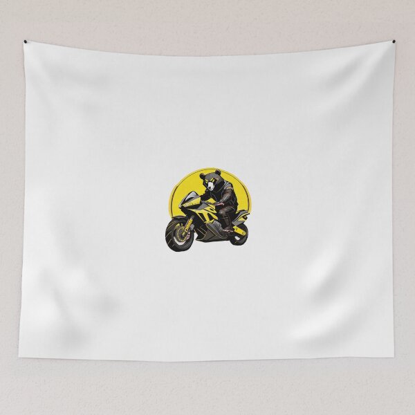 Item preview, Papa Bear Riding a Motorcycle designed and sold by BADESIGNZZ.