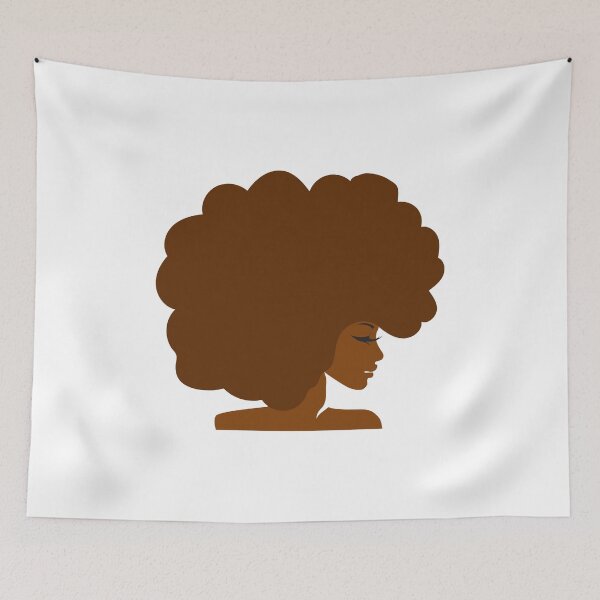 Item preview, Sexy Black Woman Big Afro Hair designed and sold by blackartmatters.