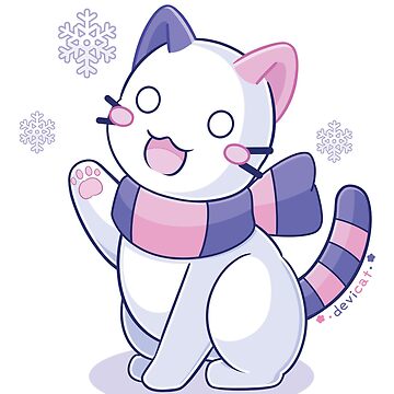 Artwork thumbnail, CandiCat Snow Day • 2023 by Devi Cat
