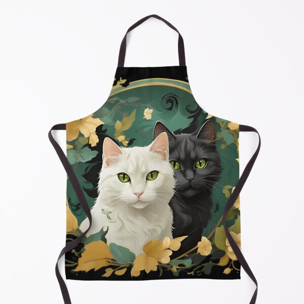 Item preview, black and white cats designed and sold by baspettersen.
