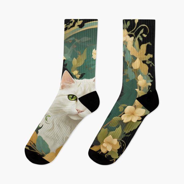 Item preview, black and white cats designed and sold by baspettersen.