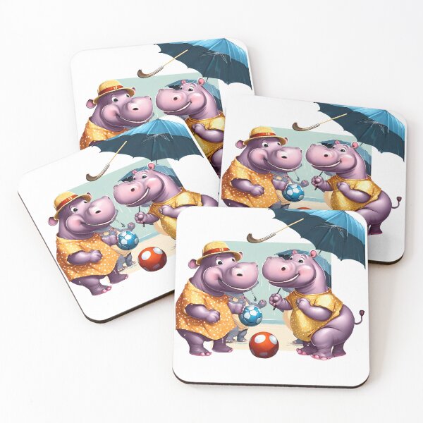 Item preview, joy, umbrella, hippopotamus, friendship, designed and sold by LYDIA0304.