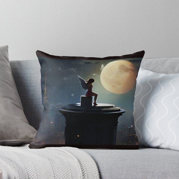 Item preview, Angel meditation in the night designed and sold by CamiloAldas.