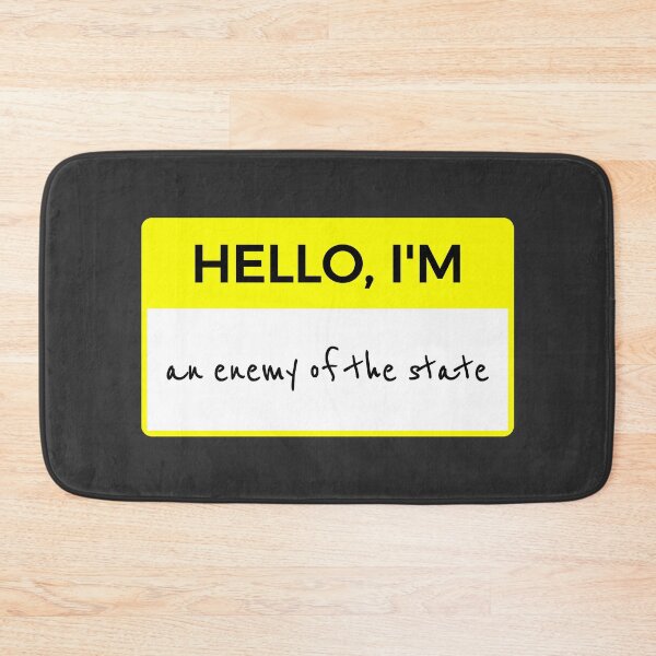 Item preview, Hello, I'm an enemy of the state Name Tag designed and sold by LibertyCapital.