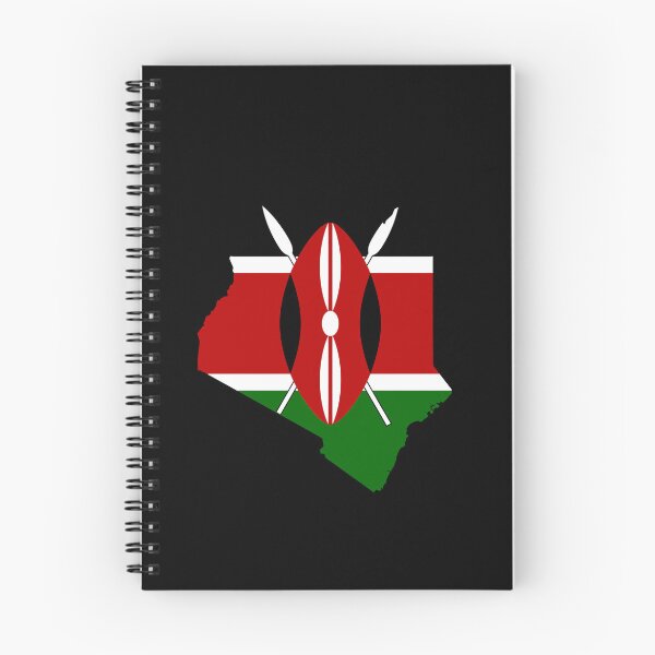 Item preview, Flag Map of Kenya designed and sold by feether-store.