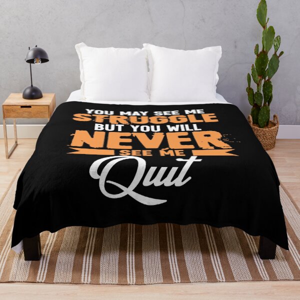 Item preview, You Will Never See Me Quit Quote designed and sold by ArabCorner.
