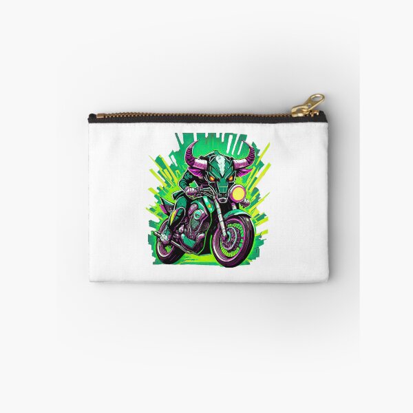 Item preview, Toro verde y su moto designed and sold by BADESIGNZZ.