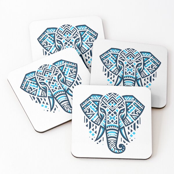 Item preview, Blue Azure Elephant designed and sold by MachineDesigned.