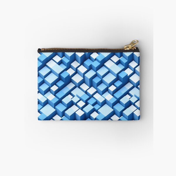 Item preview, Light blue 3D cubes designed and sold by RAIDEN-BLACK.