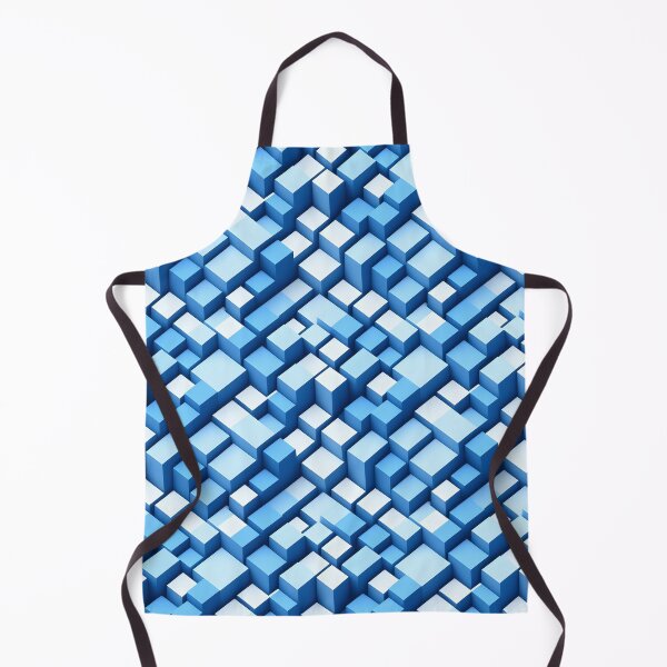 Item preview, Light blue 3D cubes designed and sold by RAIDEN-BLACK.