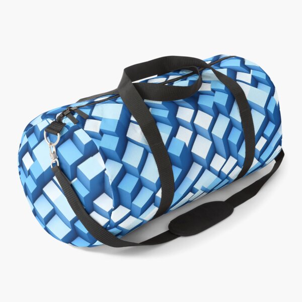 Item preview, Light blue 3D cubes designed and sold by RAIDEN-BLACK.