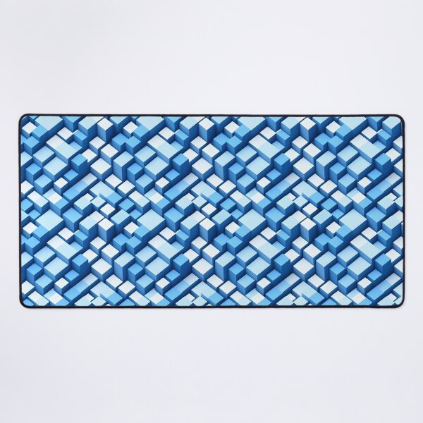 Item preview, Light blue 3D cubes designed and sold by RAIDEN-BLACK.