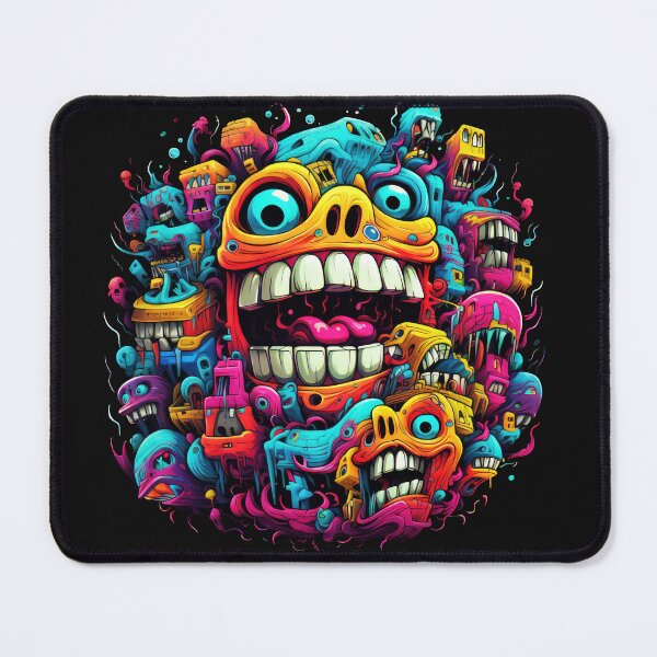 Item preview, Smile Bad Trip, Creature Designs, Acid Smile, Psychedelic Fashion, Acid Puppet, Trippy Styles, Funny Monster designed and sold by psytrancedesign.