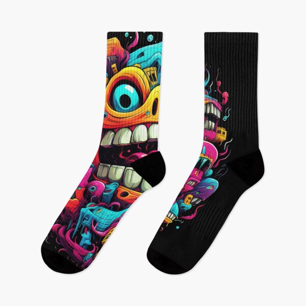 Item preview, Smile Bad Trip, Creature Designs, Acid Smile, Psychedelic Fashion, Acid Puppet, Trippy Styles, Funny Monster designed and sold by psytrancedesign.