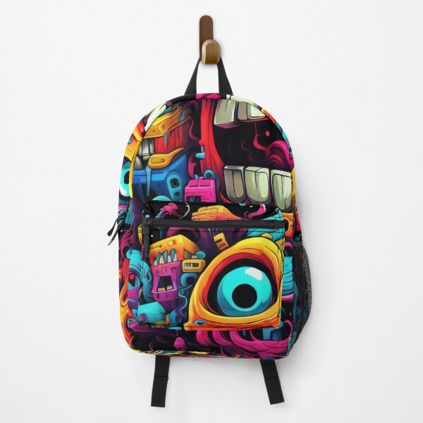 Artikelvorschau, Smile Bad Trip, Creature Designs, Acid Smile, Psychedelic Fashion, Acid Puppet, Trippy Styles, Funny Monster entworfen und verkauft von psytrancedesign.