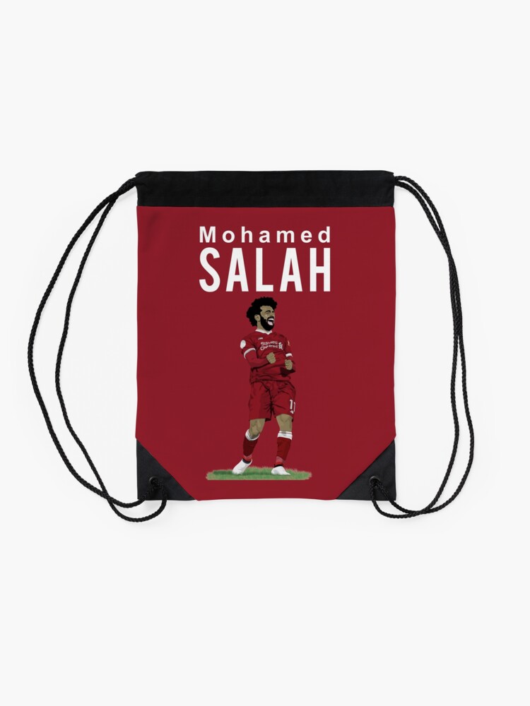 "Mohamed Salah Liverpool" Drawstring Bag for Sale by jrcustomgrafix
