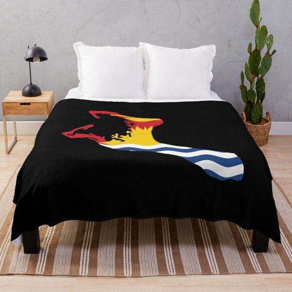 Item preview, Flag Map of Kiribati designed and sold by feether-store.