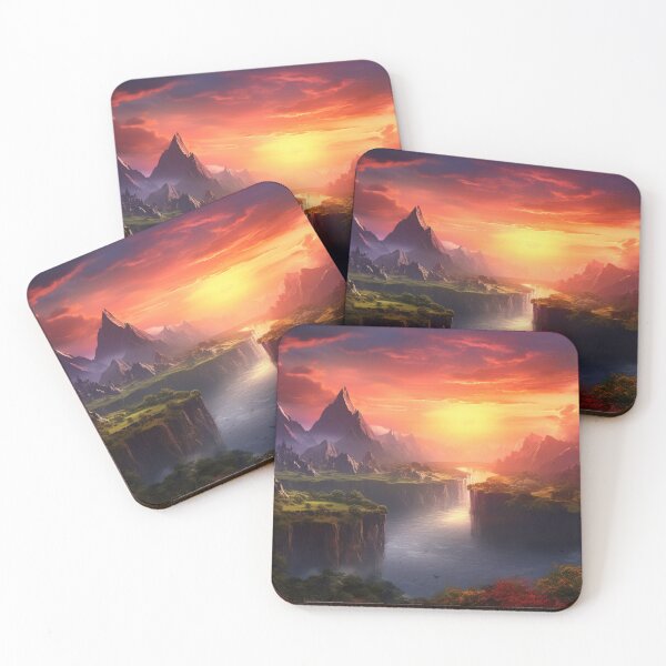 Item preview, Fantasy Landscape - Sunset Canyon designed and sold by Fantasy Masterpiece.