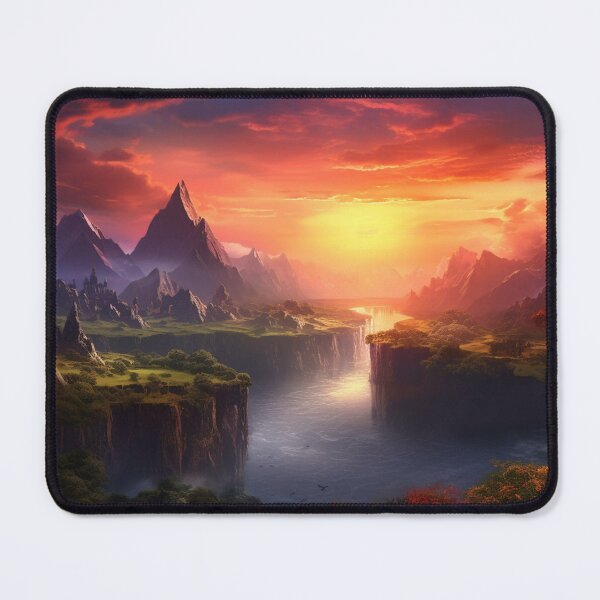 Item preview, Fantasy Landscape - Sunset Canyon designed and sold by Fantasy Masterpiece.